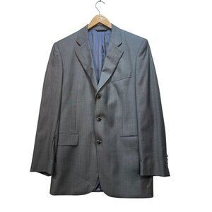 Jack Victor Montreal Nordstrom Mens Three-Button Blazer Jacket Size 42L Gray